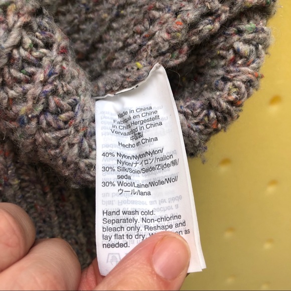 Madewell Color Flecked Ribbed Turtleneck Sweater - Picture 7 of 8